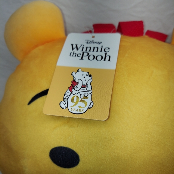 Winnie The Pooh Disney 12"Squish Super Soft Plush Pillow Backpack/ Purse - Picture 2 of 9